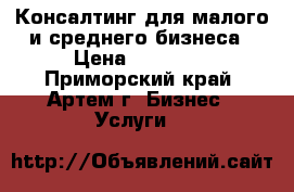 Консалтинг для малого и среднего бизнеса › Цена ­ 20 000 - Приморский край, Артем г. Бизнес » Услуги   